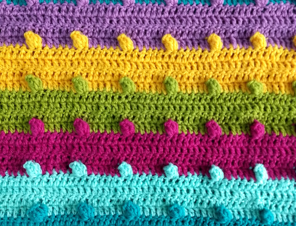 Pop corn coperta uncinetto - Kate Alinari - consigli