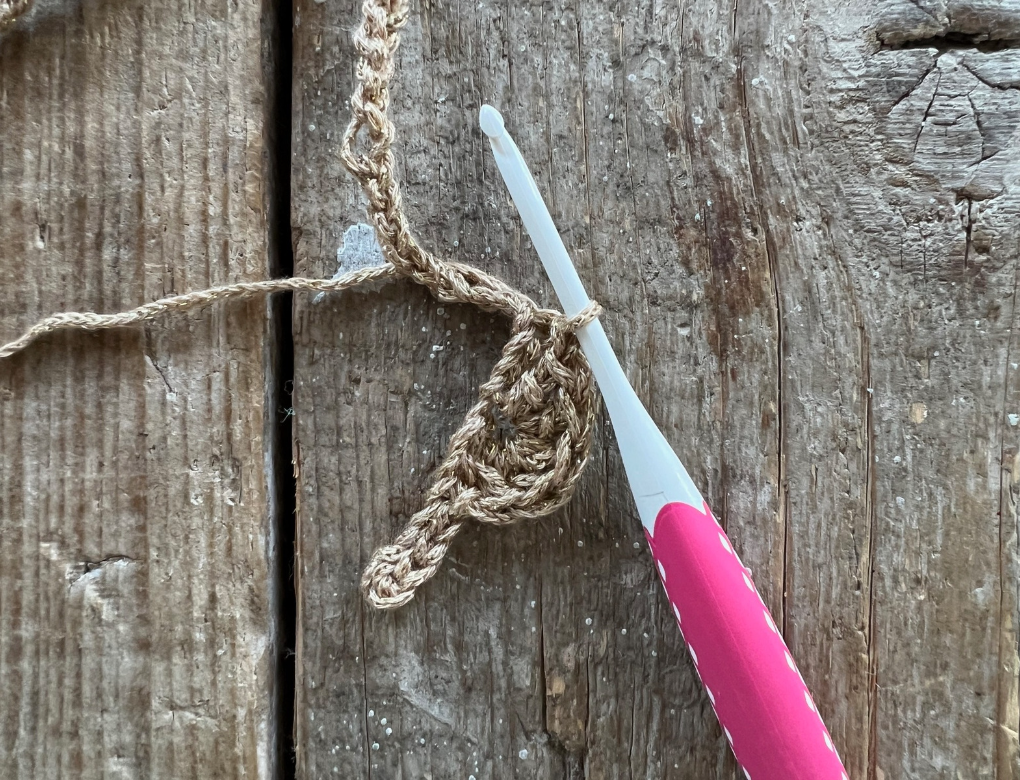 Ventagli - Fascia per capelli all'uncinetto per le feste