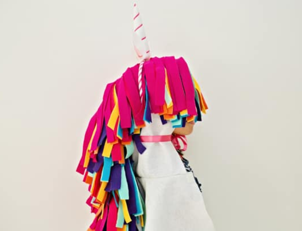 Costume in feltro unicorno carnevale