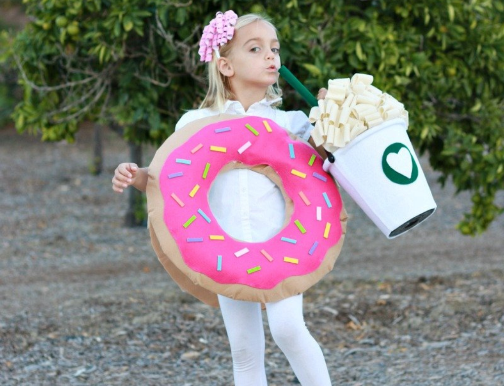 Costume di Carnevale donut e caffè -  A thoughtful place - tutorial