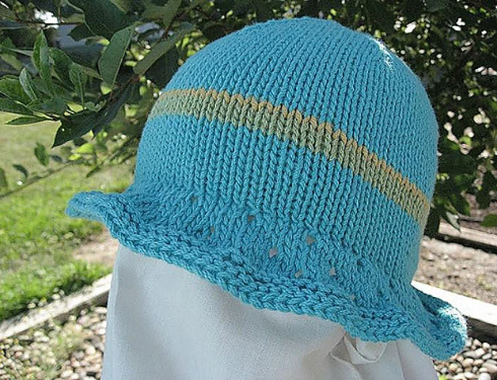cappello mare in maglia