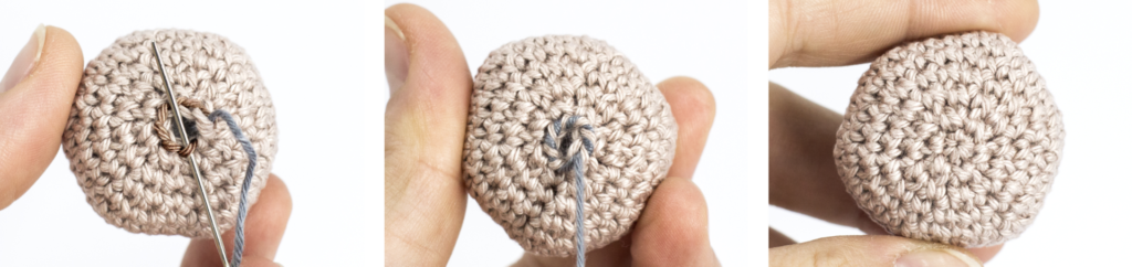Chiusura lavorazione in tondo o a spirale - Punti base Amigurumi - Johandmadedesign