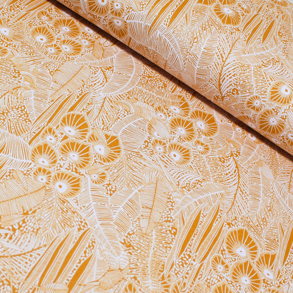 Tessuto botanico 100% cotone per arazzo