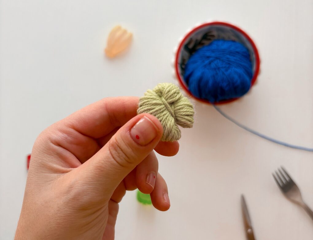 pom pom forchetta