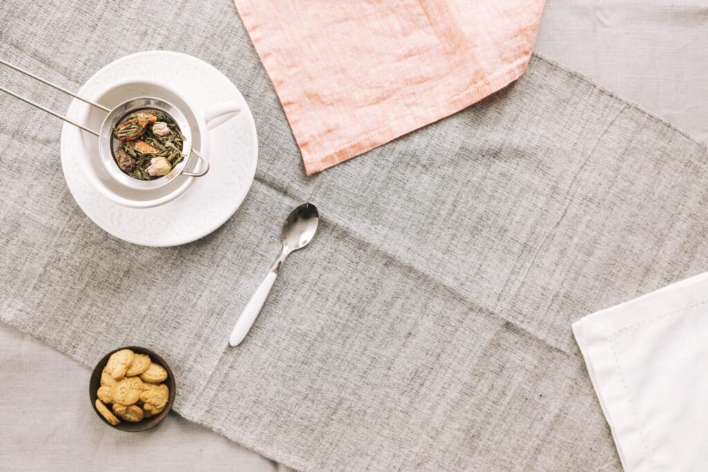 Tovagliette colazione tovaglioli cucchiaino