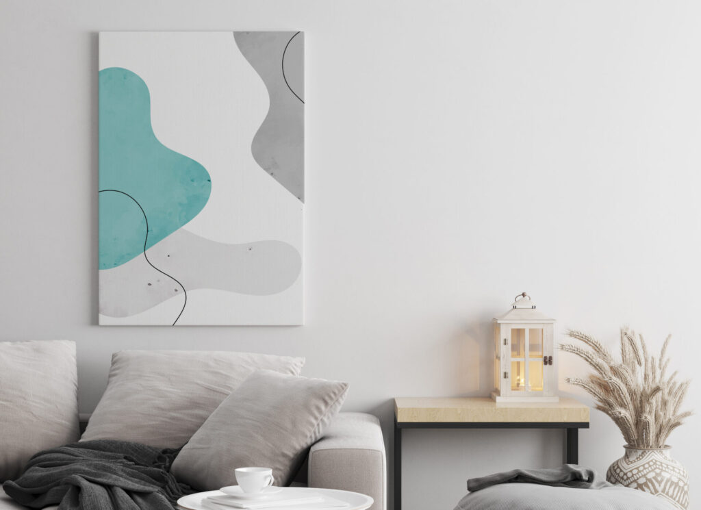 Wall art in canvas tessuto per quadro decorativo